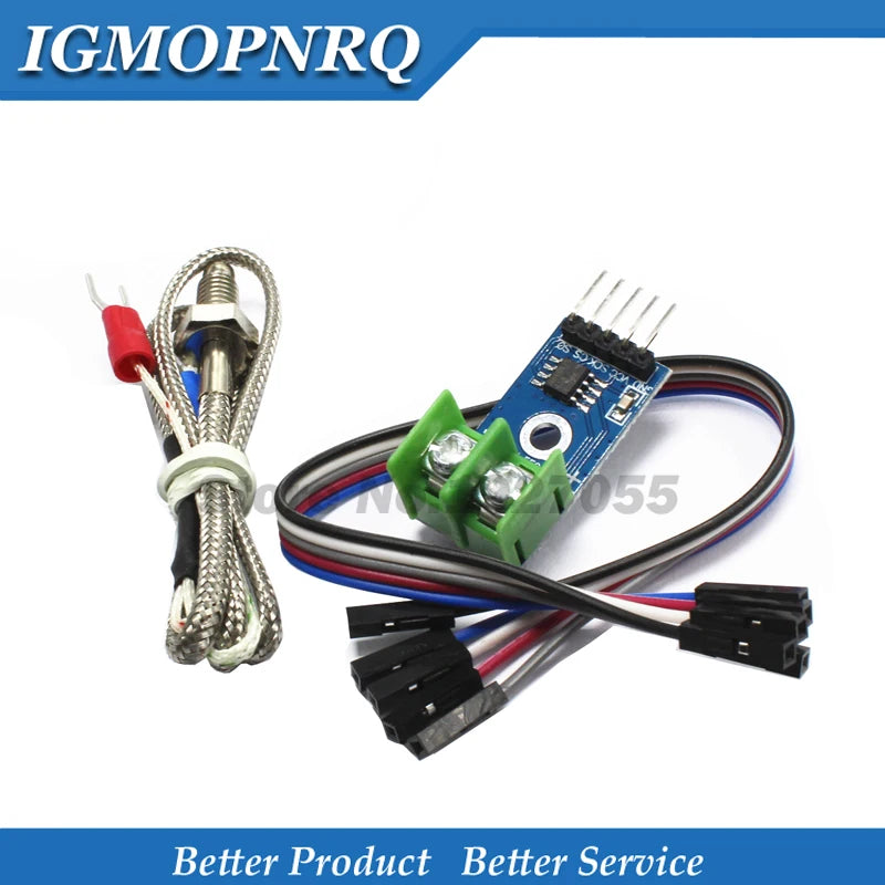MAX6675 Module + K Type Thermocouple Thermocouple Sensor Temperature Degrees Module