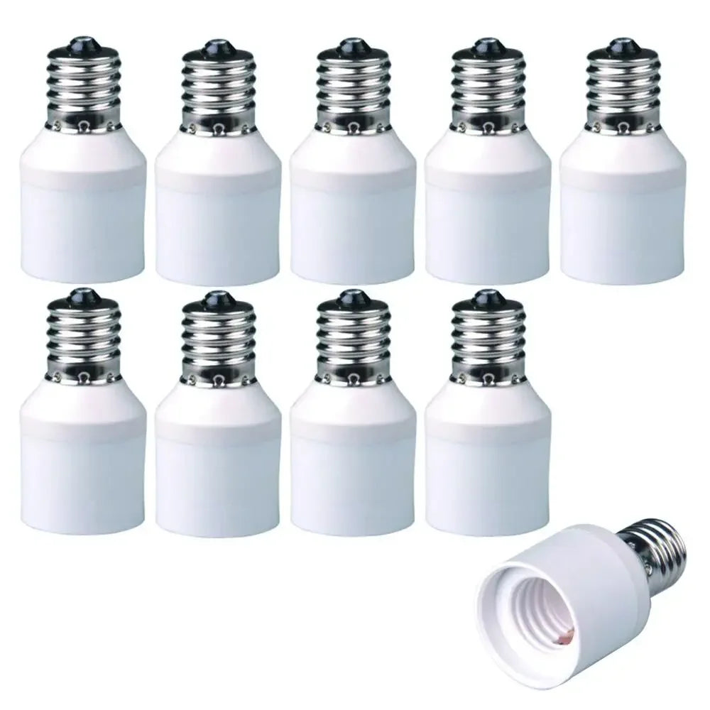 2PCS E17 Light Socket Adapter Extender E17 LED Candle Bulb Base Lampholder Extension Converter CE Rohs