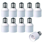 2PCS E17 Light Socket Adapter Extender E17 LED Candle Bulb Base Lampholder Extension Converter CE Rohs