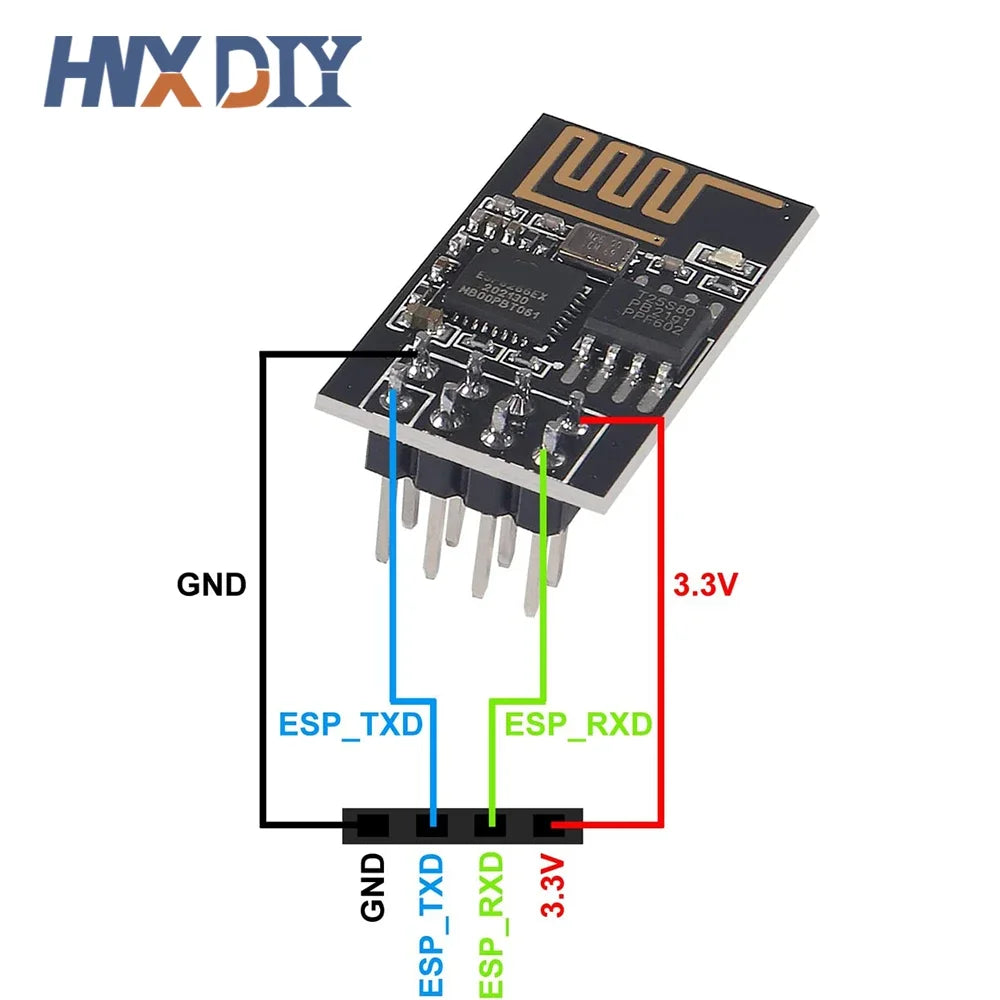 5/10pcs Upgraded Version ESP-01 Serial ESP-01S ESP8266 WIFI Wireless Module Wireless Transceiver ESP01 ESP8266-01
