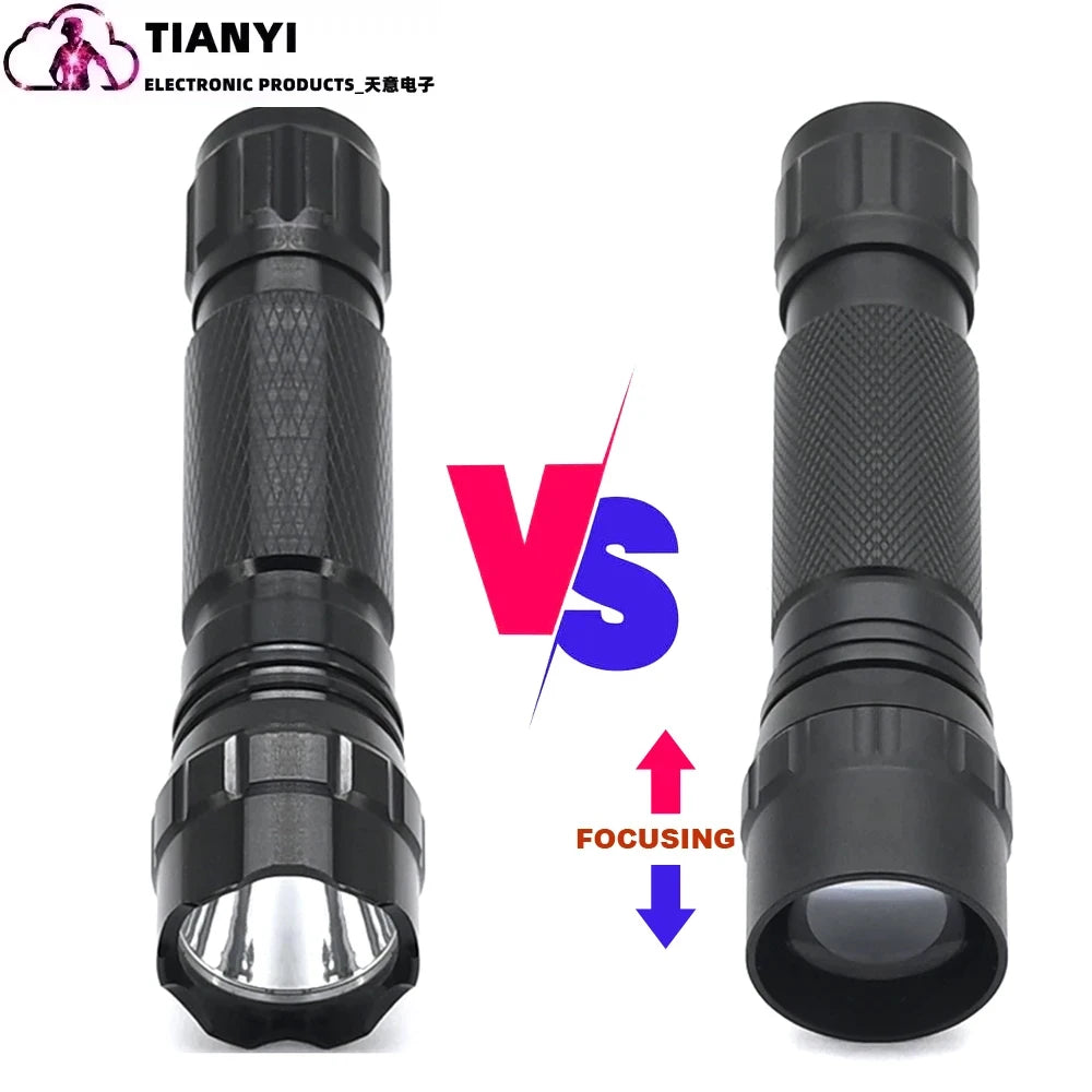 Zoomable LED Infrared Tactical Flashlight Night Vision Rechargeable Waterproof Hunting Torch 850nm/940nm IR Flashlight