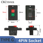 YH02A Electromagnetic Starter Push Button Switches Machine Tool Equipment IP55 Waterproof Safety Witch 28A Replace KLD28A KJD17A