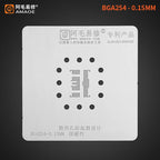 for EMMC EMCP/UFS/LPDDR/NAND/PCIE BGA Reballing Stencil   Flash Memory  BGA153 BGA254 BGA162 BGA169 BGA186 BGA221 BGA254