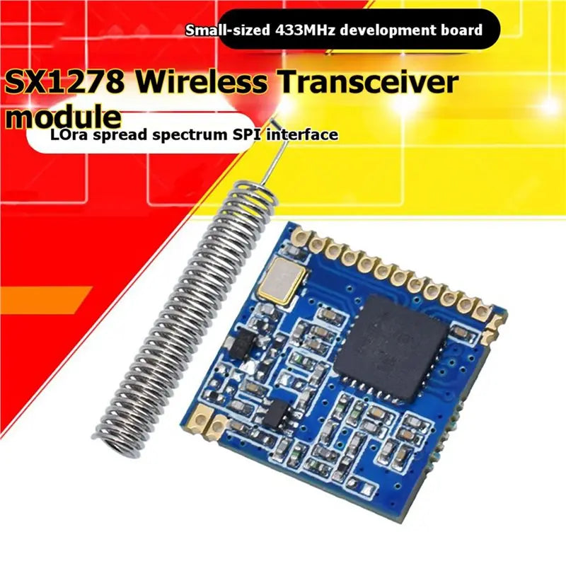 2X SX1278 Lora 433Mhz Wireless Module Long Range RF Transceiver Antenna & SPI Interface For Arduino STM32 And Iot