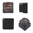 Dual Battery Isolator 12V 140A Auto Manual Voltage Sensitive Relay with Digital Voltmeter Smart VSR for Camper Car RV Yacht Boat