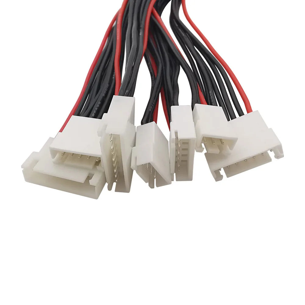 5Pcs XH 2.54mm JST Male to Female Connector 2S 3S 4S 5S 6S 7S 8S Lipo Balance Wire Extension Charged Cable Lead Cord