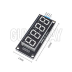 TM1637 0.36 Inch 7 Segments Digital Display Tube 4-Digit LED Module Board For Arduino