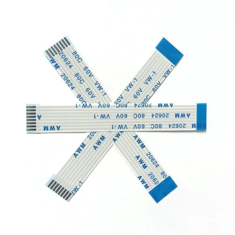 10PCS FFC/FPC Flexible Cable Connection Cable Flat 0.5MM 6/8/10/12/24/30/40P Forward Direction/Reverse Direction 10/15/20/30CM