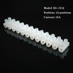 electric connector strip Wire connector Barrier Electirc Strip Block Terminal Plastic Screw terminal block connector
