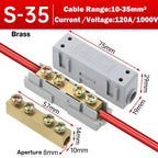 Wire Connector High Power Splitter Quick Electrical Cable Terminal Blocks Junction Box Connectors Large Current Conductor Brass