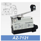 Waterproof AZ Micro Limit switch 10A 250V AZ-7312 AZ-7311 AZ-7121 AZ-7120 Small Roller Lever Travel Switch without fixation
