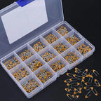 450 Pieces 15Value 10pf-100nf Monolithic Multilayer Ceramic Capacitor Assortment Kit 50V with Box