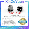 50pcs 50V 10uF 5×5.4mm SMD Aluminum Electrolytic Capacitor Low ESR