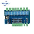 4 Channel Relay Module ESP32 RS485 Modbus WIFI Bluetooth Optocoupler Isolation Type C Interface for Industrial Automation