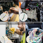 Heat Shrink Butt Connectors Waterproof Solder Seal Insulated Ring Wire Terminal Electrical Cable Splice Auto Marine Wiring Repai