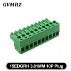 5PCS 15EDG KF15EDGRH 2x2 ~ 12PIN 3.81mm Double Layer Double row pluggable terminal block PCB welding plate Plug Pin Socket