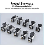 PLS20 Aviation Connector 2/3/4/5/6/7/8/9/10/12Pin Air Carrier Male Female Plug Connector WS20 TP20