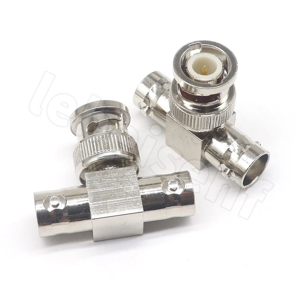 BNC-JKK BNC one male two All copper radio frequency coaxial monitoring adapter female two female one male three-way head