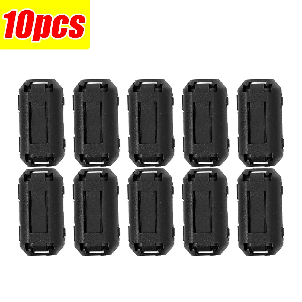 1/20pcs TDK 5mm Diameter Ferrite Core Noise Suppressor Powerline Power Cord Filter Ring Cable Clamp RFI EMI Cables Clips