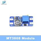 1/3/5/10PCS MT3608 DC-DC Step Up Converter Module Adjustable Boost 2A Max Power Supply Board 2V-24V To 5V 9V 12V 28V Booster