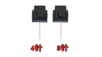 4 Pin Pwm Fan Cable 1 To 1/ 2/3/4 Ways Splitter Black Sleeved 27cm Extension Cable Connector PWM Extension Cables