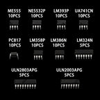 10Values 85PCS IC LM324 PC817 LM358 chip IC kit DIP direct insertion NE555 single precision timer LM393