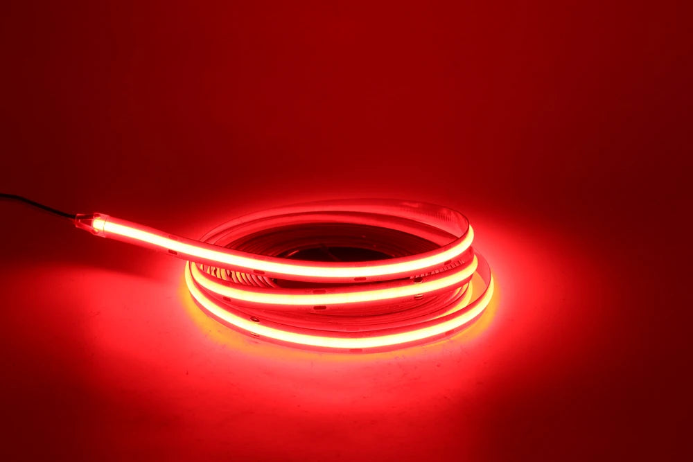 8/10mm COB LED Strip Light 12V/24V 480/528leds/m High Density Warm Cool White Red Blue Green Flexible Linear Tape Lights Bar
