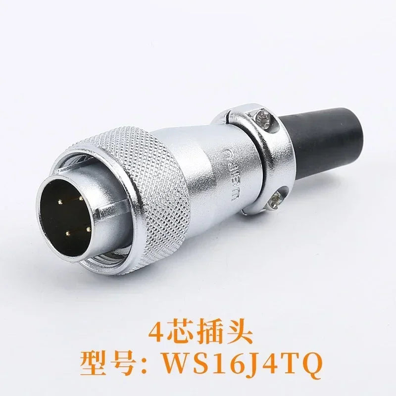 WEIPU WS16 TQ Male Plug 2pin 3pin 4Pin 5Pin 7Pin 9Pin 10Pin Signal Adapter Power Circular Connector Waterproof IP65 M16