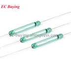 20Pcs/5pcs Reed Switch Magnetic Induction Switch Normally Open Normally Closed NO NC Conversion Sensor Induction 4*28MM 1.8*10