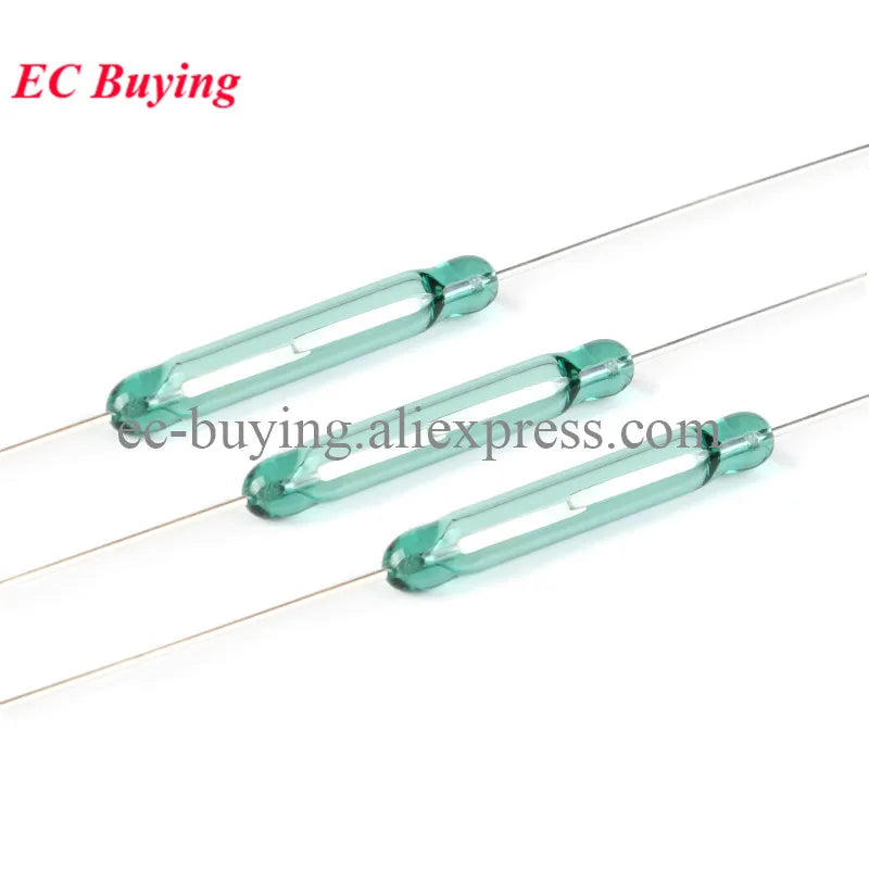 20Pcs/5pcs Reed Switch Magnetic Induction Switch Normally Open Normally Closed NO NC Conversion Sensor Induction 4*28MM 1.8*10