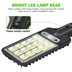 1~4Pack Solar Lights Outdoor 3 Modes 200COB Waterproof Street Lamp Motion Sensor Security Lighting for Garden Patio Path Yard