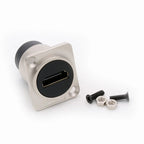 1PC D Type Chassis Connector, D Female Socket Panel Mounted Connector HDMI-Compatible