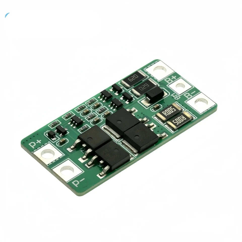 1-10PCS 2S 3.2V 3.7V 10A LiFePO4 Battery Protection Board, 6.4V 7.3V BMS with Balancing for 32650 18650 3.2V Battery Pack DIY