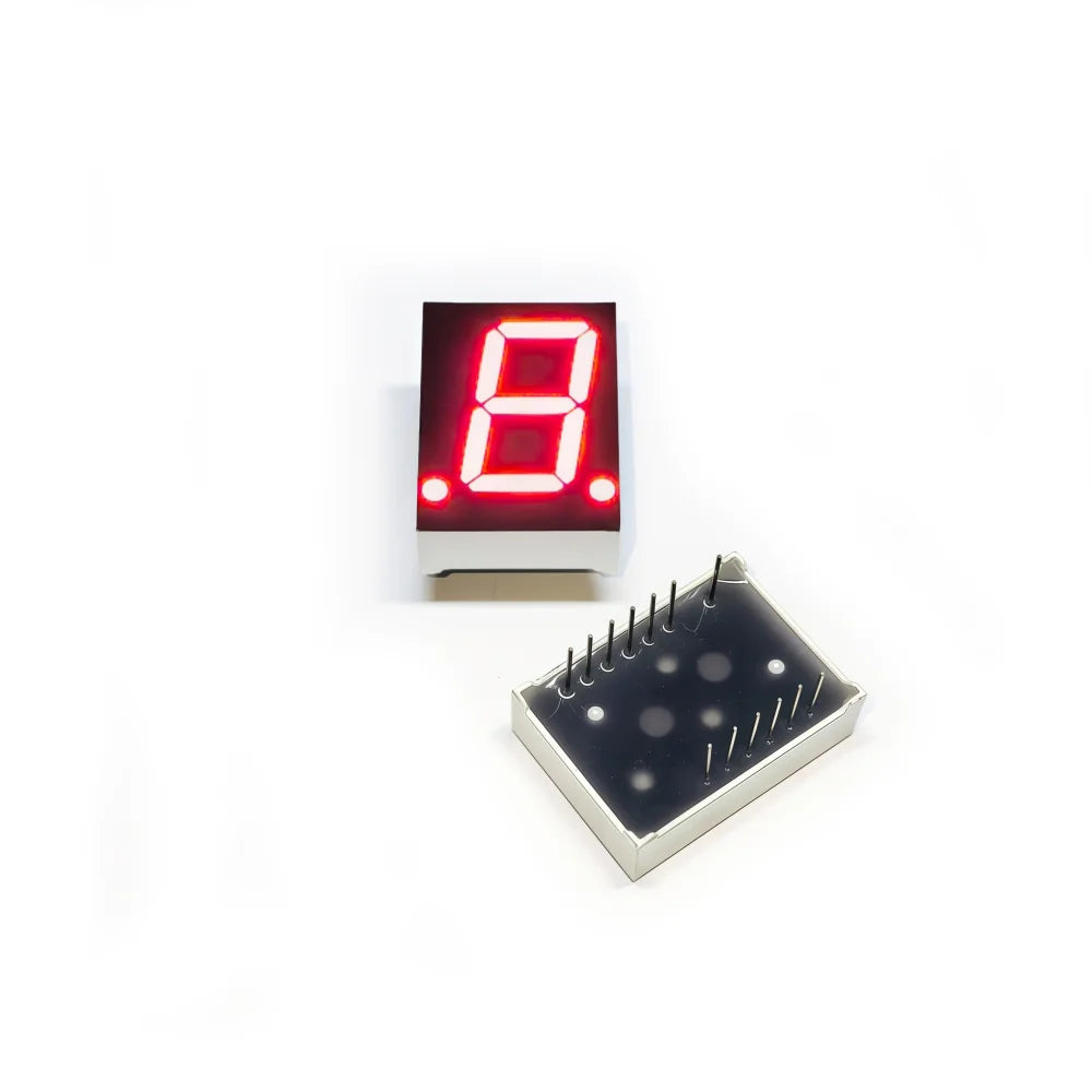 10PCS 0.8 inch 1-digit digital tube 20mmX27.7mm digital display screen "8" high 20.4mm 7-segment digital tube 8106 series 8102