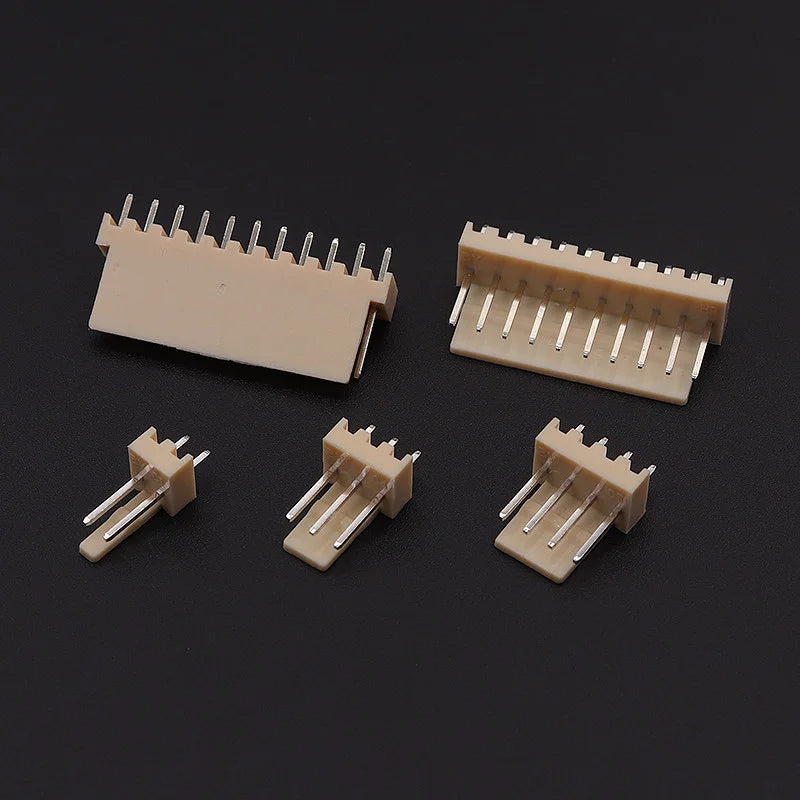 50Pcs KF-2510 2.54mm Pitch Male Plug 2P/3P/4P/5P/6/7/8/9/10/11/12p Pin Header PCB Connector Straight Pin Header KF2510 Connector