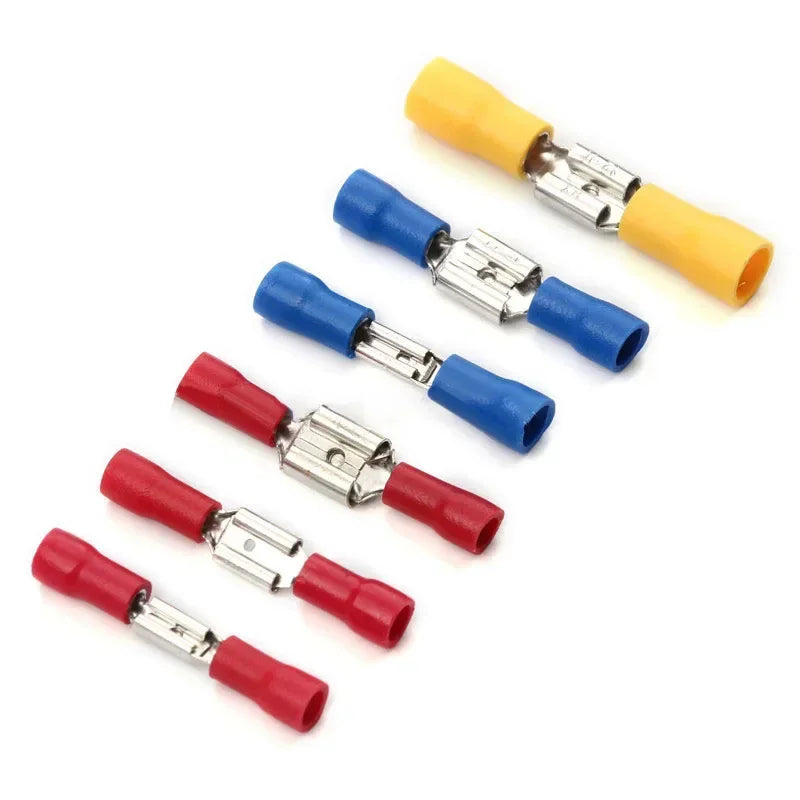 280/480/720/1200/1500pcs Quick Connect Terminal Kit - Cold Pressed Fork/Ring/Spade Lugs for Low Voltage DC Wiring Systems