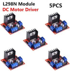L298N DC Motor Driver Module L298N Stepper Motor Smart Car Robot Breadboard Peltier High Power L298 DC Motor Driver for Arduino