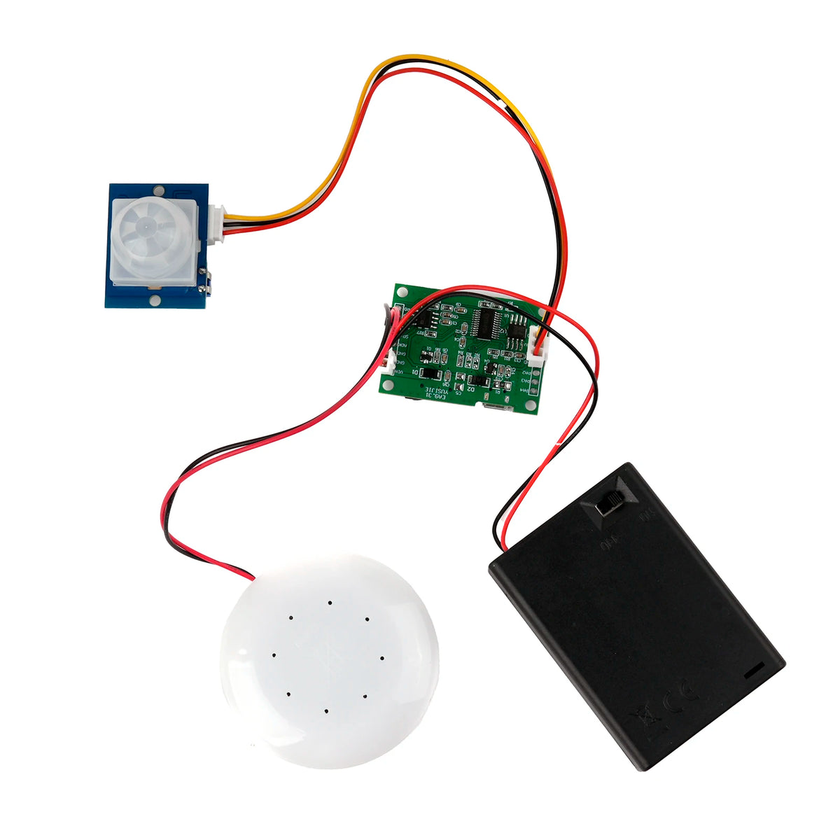 Sound Recording Module MP3 Music Voice Playback Kit with PIR Infrared Sensor Support USB Download TF Card for DIY Shop Welcomer