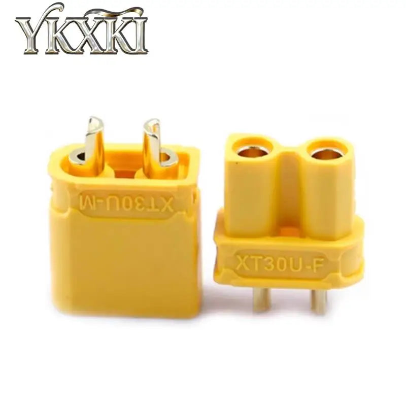 2-5PCS XT30U XT30U-F XT30U-M Connector Male Female Bullet Connector Plug Socket For RC FPV Car Lipo Battery Parts Plug
