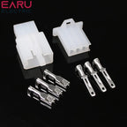 10/20Set 2.8mm 2/3/4/6/9 Pin Automotive 2.8 Electrical Wire Connector Male Female Cable Terminal Plug Kits Motorcycle Ebike Car