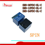 10PCS/LOT NEW  Relay SRD-24VDC-SL-C SRD-12VDC-SL-C SRD-05VDC-SL-C  SRD 5V 12V 24V
