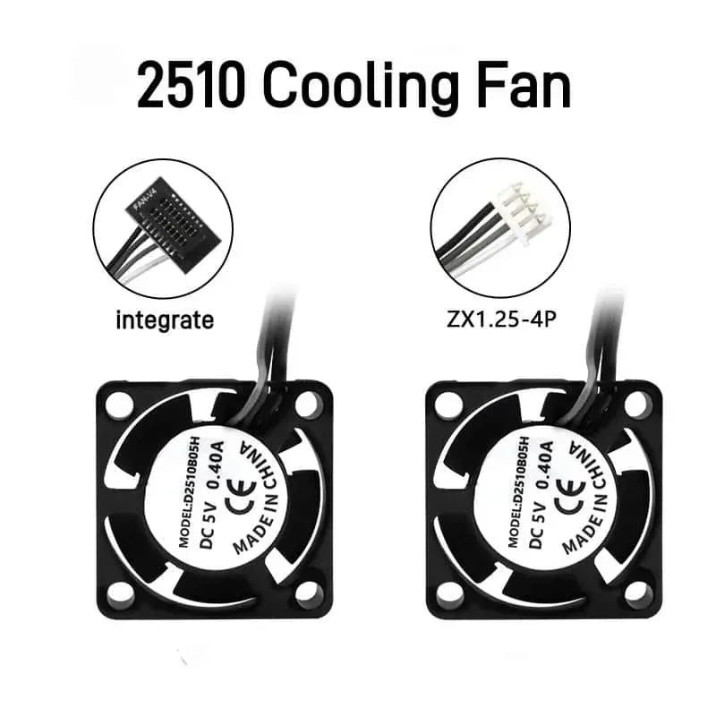 Bamboo Lab X1 P1 Hotend Cooling Fan with Cable for 3D Printer Rapid Accessories Heater Thermistor Compatible with X1C P1S P1P Mo