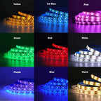 3AA Battery Power LED Strip Lights 2835 5V 60LEDs/M Warm White Red Green Ice Blue IP21/IP65 TV Room Kitchen Home DIY Decor 1M-5M