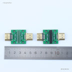 1pcs A-M HDMI Male To Female Test Board MINI Connector with Board PCB 2.54mm Pitch 19/20pin DP HD A Female To Male Adapter Board