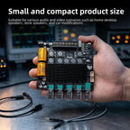 DC12‑24V ZK‑TB22 Audio Amplifier Module 75W+75W+145W+145W 2.2 Channel Bluetooth AUX USB PC Input Treble Bass Adjust
