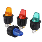 1PCS Rocker Switch ON-OFF 12V  220V LED Illuminated Lamp With Specail Button Toggle Switches For Auto Car Motor