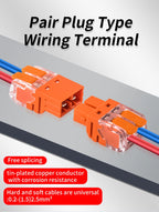 JINH CMK64 Series 18Pcs Mini Quick Connector Universal Compact Push-in Terminal Block Standard Solid Flexible Wires