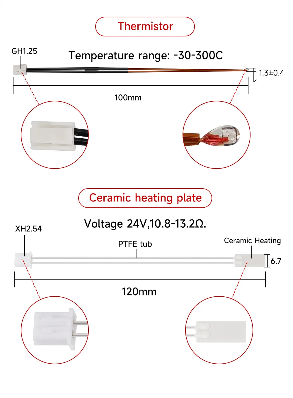 Upgrades V2 Hotend Kit For Bambu Lab P1P X1 P1S X1C Hot End Thermistor Bimetal Throat Bambulab Hardened Steel Nozzle Print Head