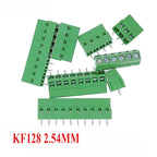 5/10pcs KF128 2.54mm 0.1" Pitch Mini PCB Screw Terminal Block Connector for Wires 2/3/4/5/6/7/8/9/10/12/16P Terminal