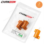 2pcs/Pack 25W 50W 100W Wirewound Metal Resistors 0.1 0.33 1 6 8 10 12 15 20 25 50 75 100 500 1K 10K K Ohm High Power Resistance